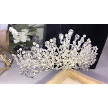 New Handmade Crystal Rhinestone Vine Pearl Princess Crowns Wedding  Bridal Tiara  crowns and veils